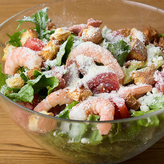 プリプリ海老のシーザーサラダ