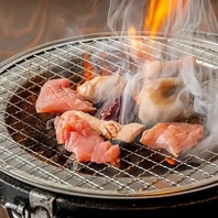 備長炭を入れた七輪で焼くお肉は格別な美味しさです♪