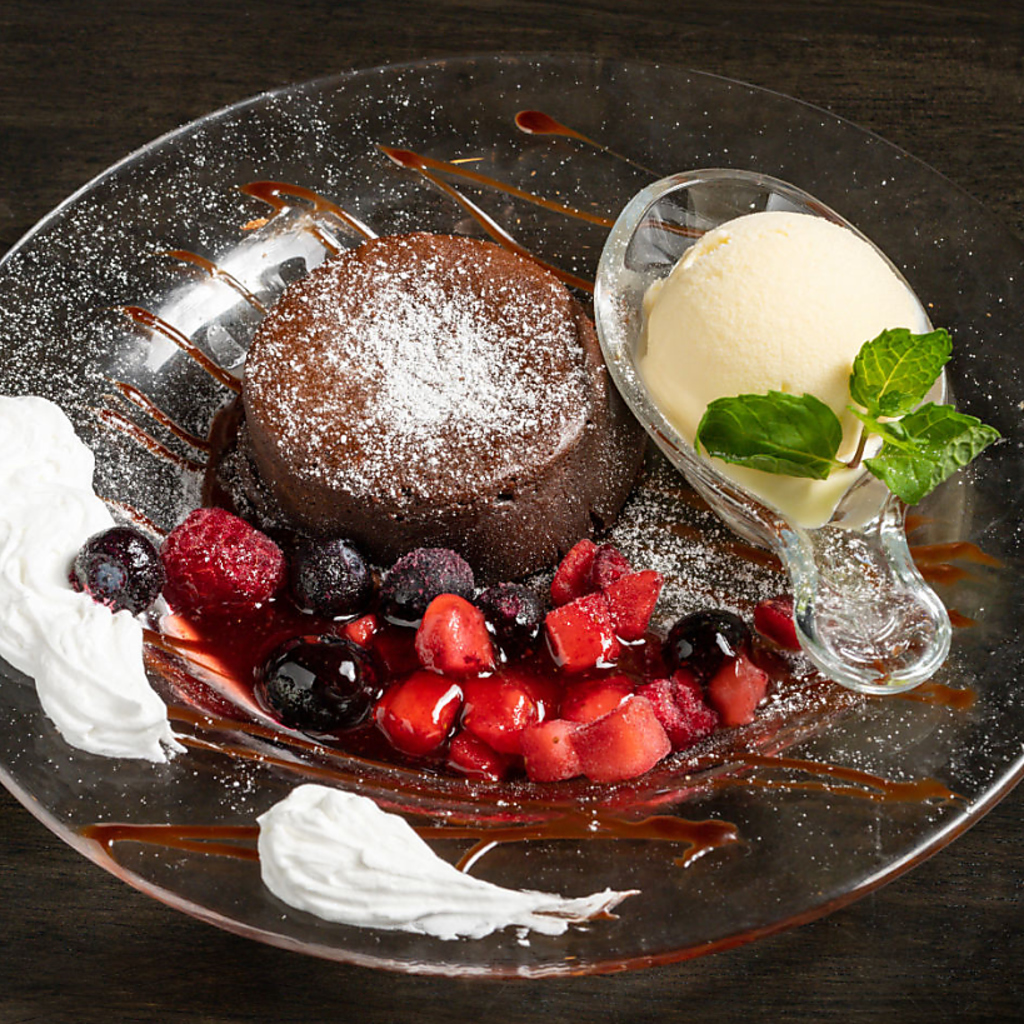 女性にも嬉しいあま～いデザートも♪