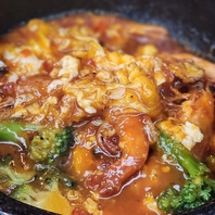 目の前で作る１０秒エビチリがウマい♪