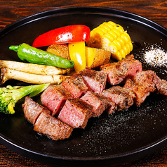 宮崎牛子牛のタン元ステーキ