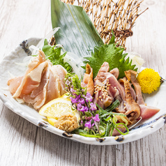 鶏たたき2種盛り