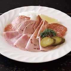 手作りハムの盛り合わせ