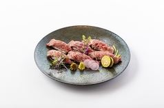 宮崎牛炙りにぎり3貫/宮崎牛炙りにぎり6貫