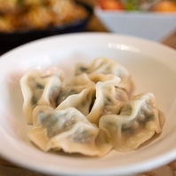 ニラたっぷり水餃子
