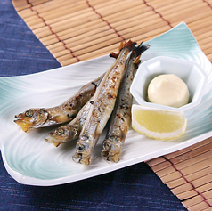 子持ちししゃもの炙り焼き