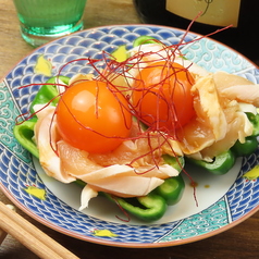 天草大王鶏のレア青椒肉絲