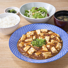 たっぷり豆腐の四川麻婆豆腐定食