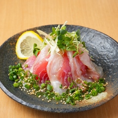 マグロと鮮魚のカルパッチョ