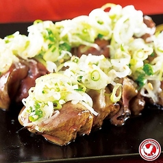 <楽美鶏>ネギ塩レバー串 (1本)