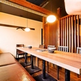 【4名様～6名様向けの個室】女子会や合コンなど少人数でのご利用にぴったりのお席となっております。周りを気にせずご宴会を楽しむなら個室が最適です◎