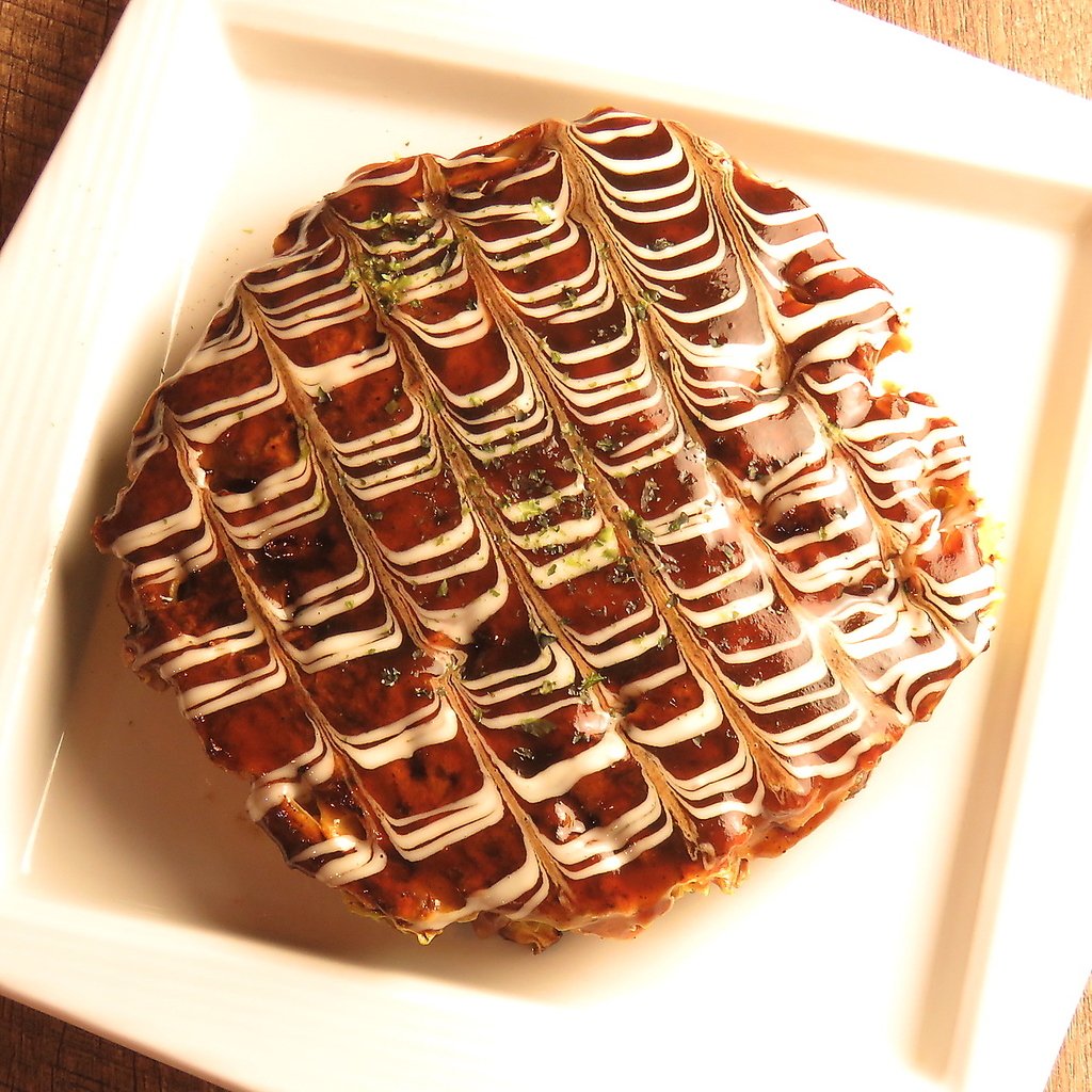 関西風のお好み焼き