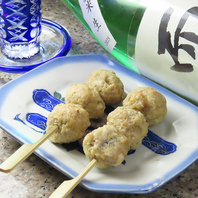 愛をこめた自家製つくね！ヤゲン軟骨の食感と溢れる旨味