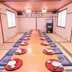 お座敷個室。会社宴会に最適の広～いお座敷！その他大小個室あります♪お問合わせ下さい。