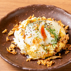 半熟煮卵のポテトサラダ
