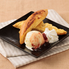自家製フレンチトースト バニラアイス添え/自家製フレンチトースト バニラアイス添え 和紅茶セット