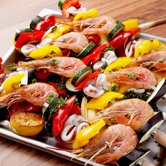 海鮮カリビアンBBQ串