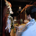 あの「てんぐ様」を伊佐爾波神社様がお祓い。 根本から優しくなで上げると「恋愛運」急上昇のウワサ