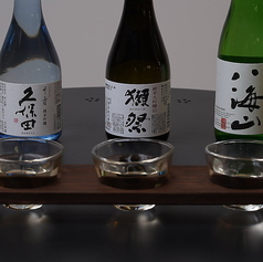 日本酒のみ比べ3種