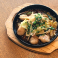 料理メニュー写真&nbsp;ホルモン鉄板