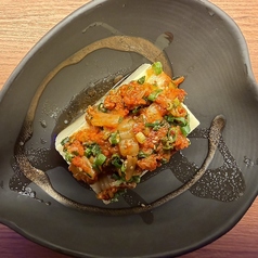 キムチの冷奴