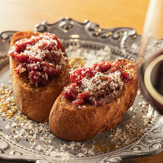 NAPPAのぜいたくブルスケッタ～北海道産牛生ハム（1枚）