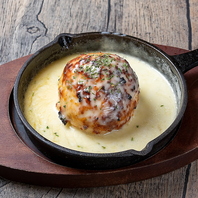 チーズの海にうかぶつくね♪