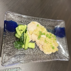 ネギ蒸し鶏
