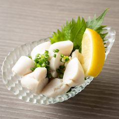 天然真鯛のとろとろ白子ポン酢