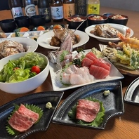 魚屋直営の贅沢！新鮮魚介を堪能する飲み放題付コース