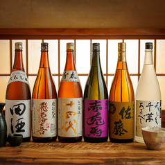 それぞれの逸品に合ったドリンクを飲み放題で贅沢に◎