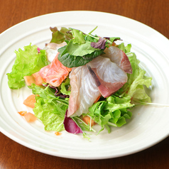 熟成魚の炙りの山葵サラダ
