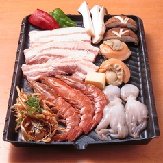 サムギョプサルバター海鮮焼き