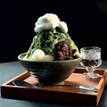 料理メニュー写真&nbsp;濃厚宇治抹茶と黒蜜かき氷