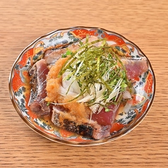 カツオの香味おろしがけ