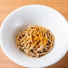 〆のからすみ蕎麦