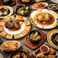 本格バル料理と肉魚タパスが充実