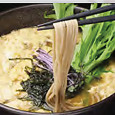 湯葉の玉子とじ蕎麦