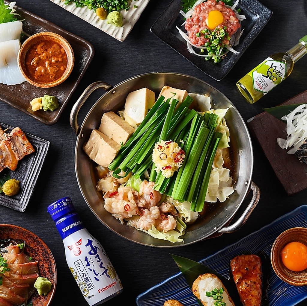 九州の“うまかもん”が勢ぞろい！地元で愛される味を、九州居酒屋スタイルでお楽しみください。