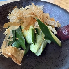 タタキ胡瓜 (秘伝味噌/旨辛)