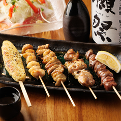 串焼き五種盛り合わせ