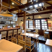 1Fでも宴会可能！2～16名様テーブル席