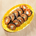 料理メニュー写真&nbsp;【キンパメニュー】キムチチーズキンパ