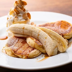 キャラメルバナナパンケーキ