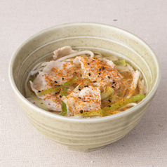 肉南蛮そうめん 〆に丁度の小腹サイズ。