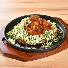 お好み焼き(スジこんネギまみれ)