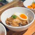 料理メニュー写真&nbsp;手羽元の甘酸煮(半熟卵添え)
