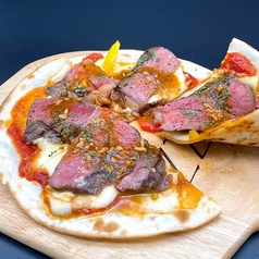 牛肉のステーキピザ (直径20cm)