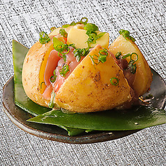 ジャガバタ塩辛ホイル焼き