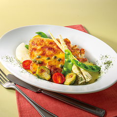 チキンと姫竹のソテー～ガーリックバターソース～